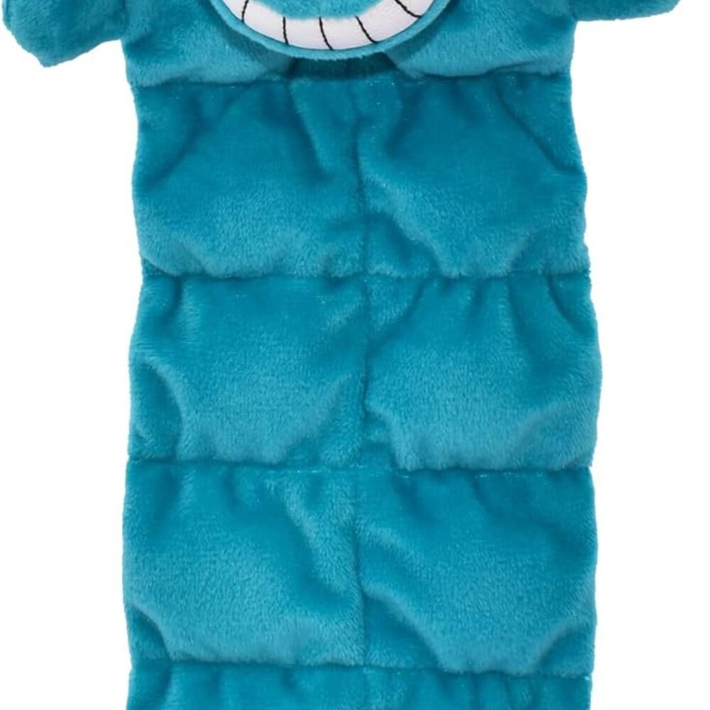 12-Inch Squeaker Mat Soft Plush Dog Toy with 13 Squeakers, Colors may vary